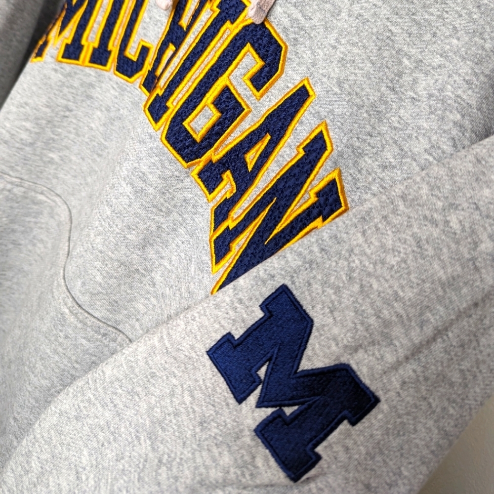Vintage Pro-Player U of M Arch Logo Hoodie - Picture 4 of 7
